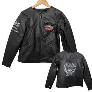 Harley-Davidson® Women's Leather Motorcycle Jacket Medium